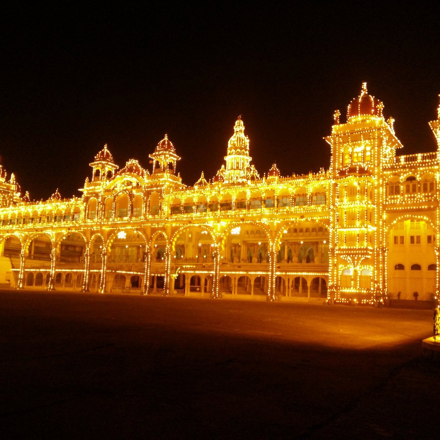 Mysore Palace at Night